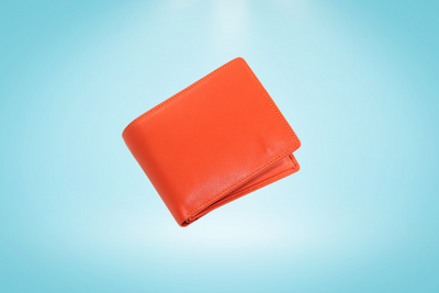 オレンジの財布