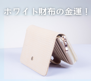 白い財布の風水と金運